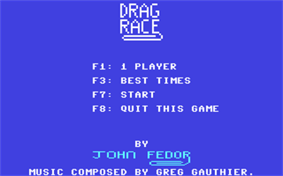Drag Race - Screenshot - Game Title Image