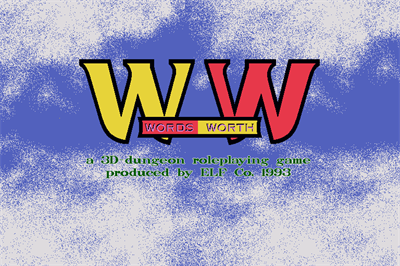 Words Worth - Screenshot - Game Title Image