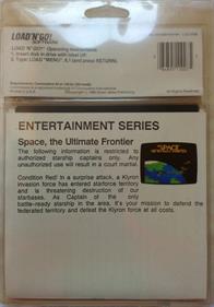 Space: The Ultimate Frontier - Box - Back Image