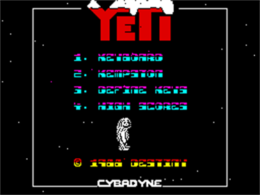 Yeti - Screenshot - Game Select Image