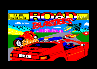 Road Blasters - Screenshot - Game Title Image