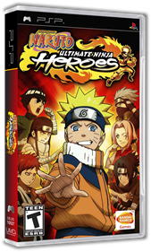 Naruto: Ultimate Ninja Heroes - Box - 3D Image