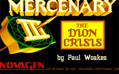 Mercenary III - Screenshot - Game Title Image