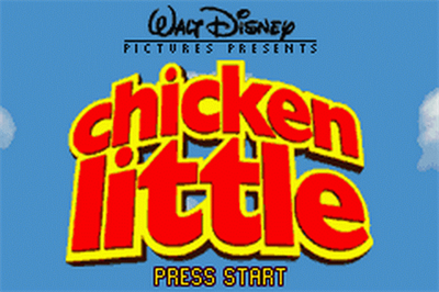 Disney's Chicken Little - Screenshot - Game Title Image