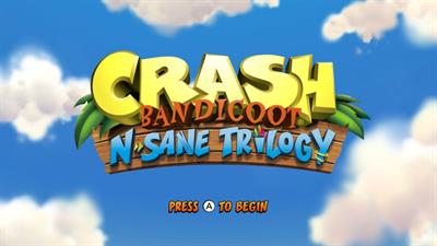 Crash Bandicoot N. Sane Trilogy - Screenshot - Game Title Image
