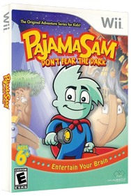 Pajama Sam: Don't Fear the Dark - Box - 3D Image