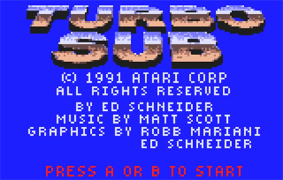 Turbo Sub - Screenshot - Game Title Image