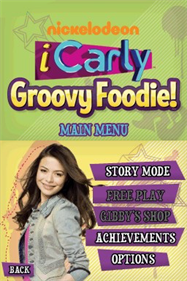 iCarly: Groovy Foodie! - Screenshot - Game Select