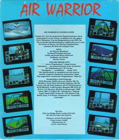 Air Warrior - Box - Back Image