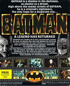 Batman: The Movie - Box - Back Image