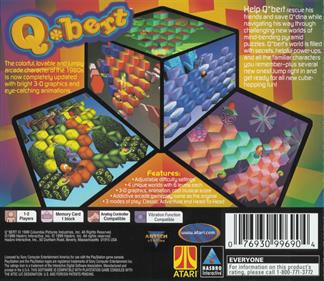 Q*bert - Box - Back Image