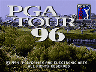 PGA Tour 96 - Screenshot - Game Title Image