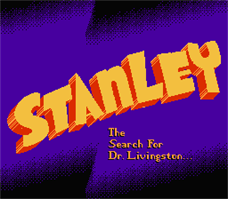 Stanley: The Search for Dr. Livingston - Screenshot - Game Title Image