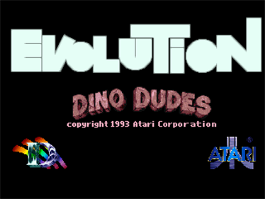 Evolution: Dino Dudes - Screenshot - Game Title Image