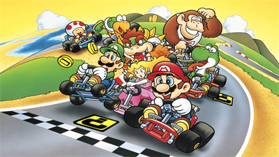 Super Mario Kart / Super Mario Collection / Star Fox (Super Famicom Box) - Fanart - Background Image