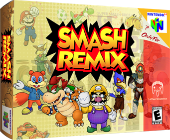 Super Smash Bros. Remix - Box - 3D Image