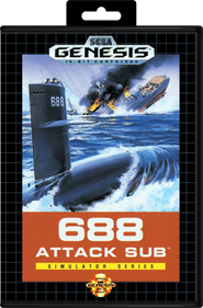 688 Attack Sub - Box - Front - Reconstructed Image