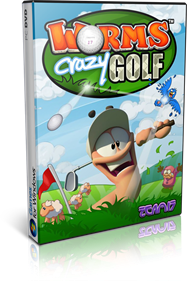 Worms: Crazy Golf - Box - 3D Image