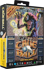 Crüe Ball: Heavy Metal Pinball - Box - 3D Image