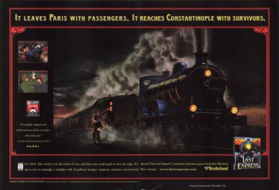 The Last Express - Advertisement Flyer - Front Image