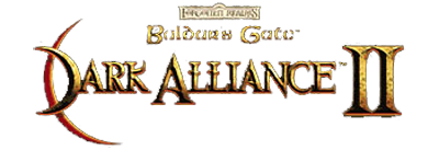 Baldur's Gate: Dark Alliance II - Clear Logo Image
