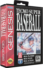Tecmo Super Baseball - Box - 3D Image