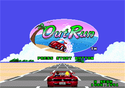 OutRun - Screenshot - Game Title Image