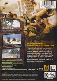 Mercenaries: Playground of Destruction - Box - Back Image