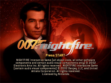 007: Nightfire - Screenshot - Game Title Image