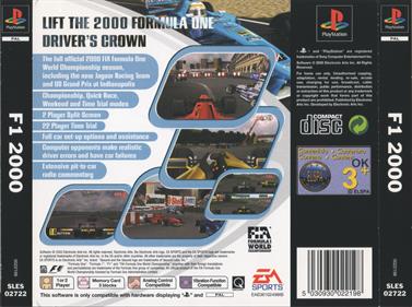 F1 2000 - Box - Back Image