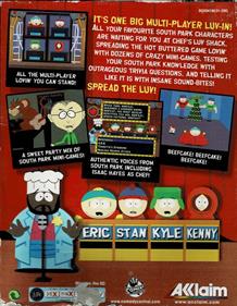 South Park Chef's Luv Shack - Box - Back Image