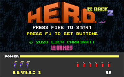 H.E.R.O. Is Back 2 - Screenshot - Game Title Image