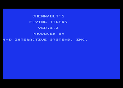 Chennault's Flying Tigers - Screenshot - Game Title Image