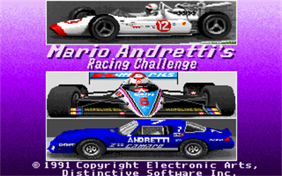 Mario Andretti's Racing Challenge - Screenshot - Game Title Image