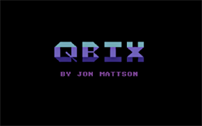 Q*Bix - Screenshot - Game Title Image