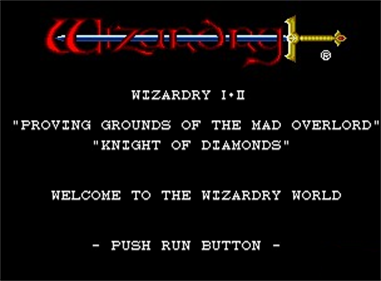 Wizardry I・II - Screenshot - Game Title Image