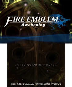 Fire Emblem Awakening - Screenshot - Game Title Image