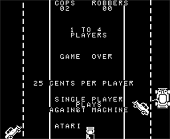 Cops n' Robbers (Atari) - Screenshot - Game Over Image