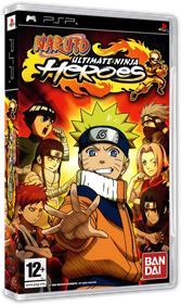 Naruto: Ultimate Ninja Heroes - Box - 3D Image