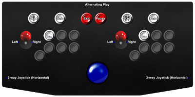 Astro Wars - Arcade - Controls Information Image