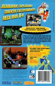 Mega Man X4 - Box - Back Image