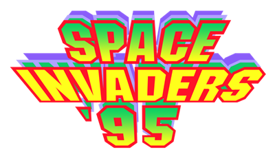 Space Invaders '95: The Attack of Lunar Loonies - Clear Logo Image