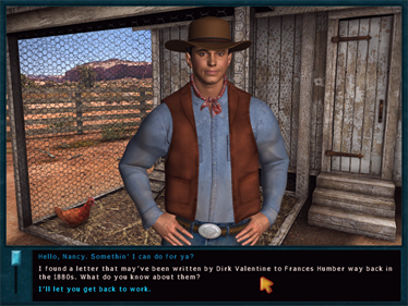 Nancy Drew: The Secret of Shadow Ranch - Screenshot - Gameplay Image