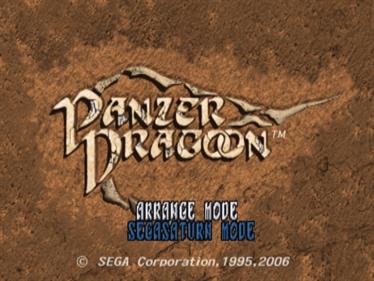 Sega Ages 2500 Series Vol. 27: Panzer Dragoon - Screenshot - Game Title Image