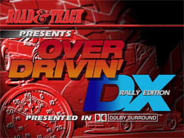Over Drivin' DX: Rally Edition - Screenshot - Game Title Image