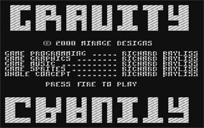 Gravity (Mirage designs) - Screenshot - Game Title Image