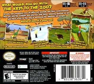 World of Zoo - Box - Back Image