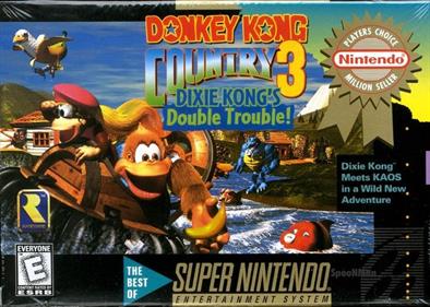 Donkey Kong Country 3: Dixie Kong's Double Trouble! - Box - Front Image