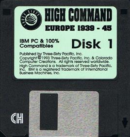 High Command: Europe 1939-'45 - Disc Image