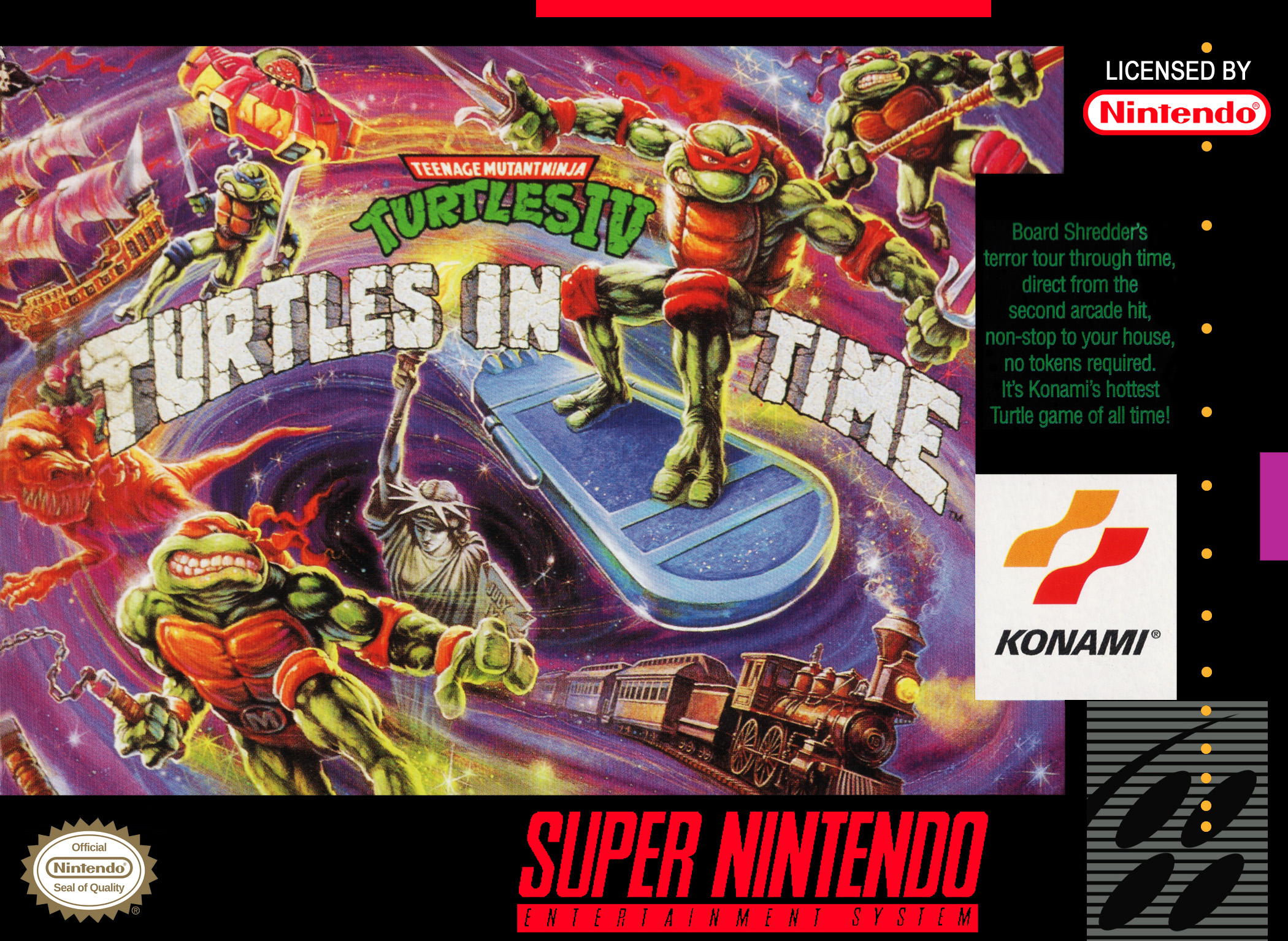 tmnt 4 turtles in time intro